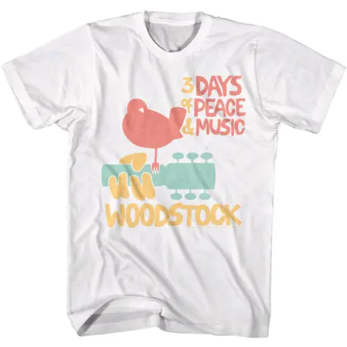 Woodstock 1969 Music Festival Men's T-Shirt Three Days of Peace & Music