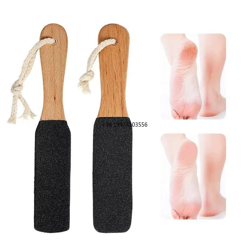 

Wooden Exfoliator Pedicure Portable Tool Natural Bamboo Foot File Professional Callus Remover Foot Care Eco-Friendly