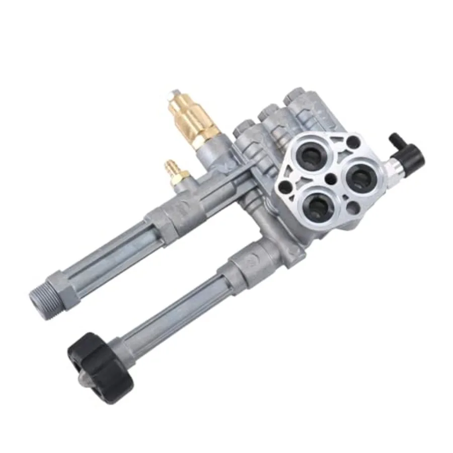 

Pump Head Assembly for SRMW2.2G26EZ RMW2.2G24EZ and Similar Pressure Washer Pumps Complete with Unloader Valve and Check Valves