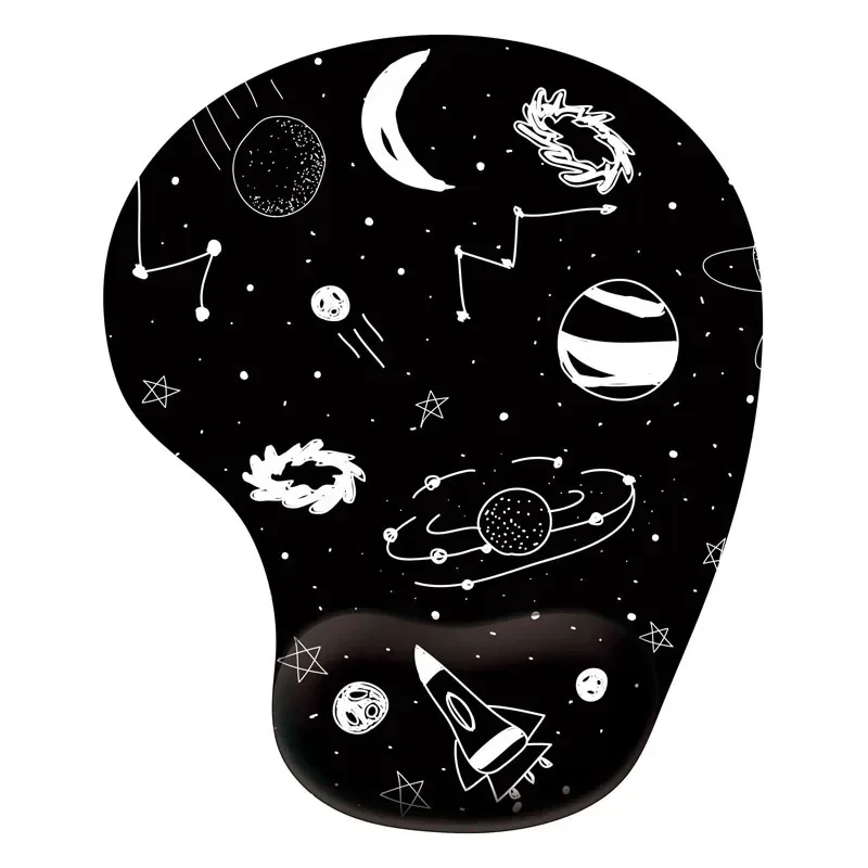 Soft Wrist Rest Mouse Pad Silicone Ergonomic Hand Support Non Slip Gaming Mice Mat Comfortable Mousepad For PC Laptop Computer