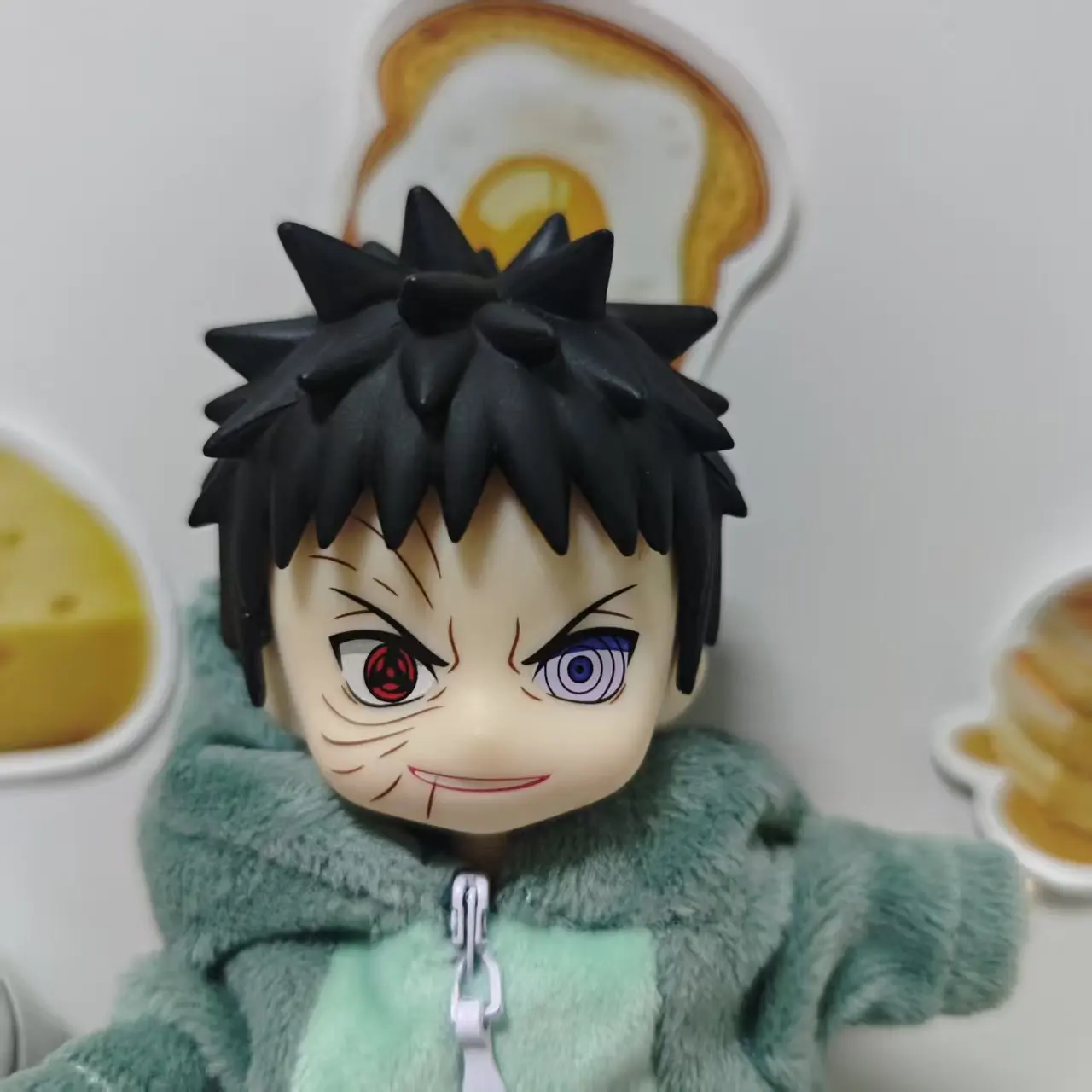 

Кукла-модель Ob11 1/12 NARUTO Anime Uchiha Obito в костюме динозавра, фигурка обычного персонажа, декоративная игрушка, 14 см