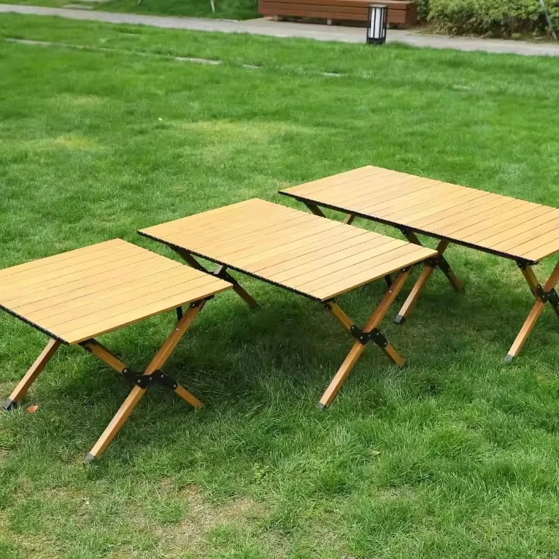 

Высококачественный складной стол для пикника, новый портативный металлический стол для сада и кемпинга