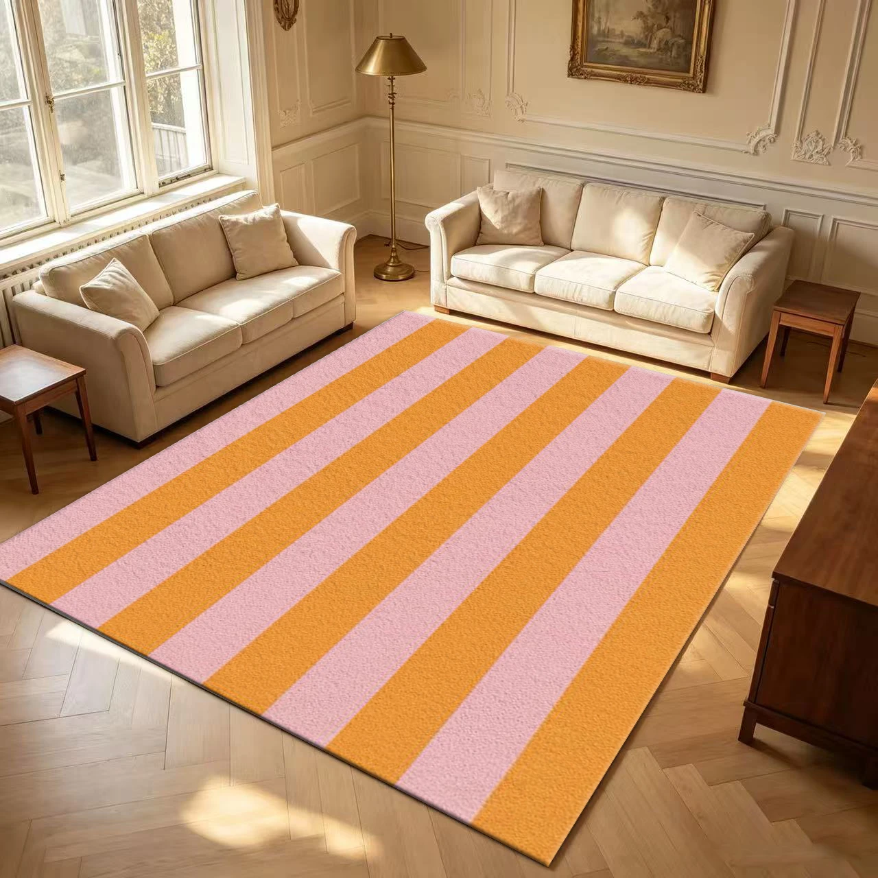 Tapete listrado horizontal em - Interior Design Um avaliação e preço