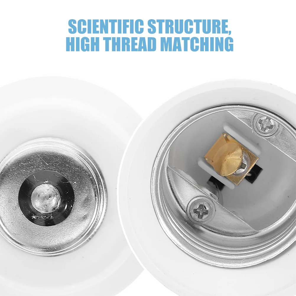 

4pcs E17 To E27 Lamp Socket Adapter Converter Light Bulb Holder For Led Bulbs Lamp Accessories Socket Adapter Set