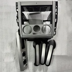 Couvercle de cadre de panneau de radio de climatiseur, contrôle central CD, AC, garniture de poignée de porte pour VW Golf 4, Jetta Bora MK4