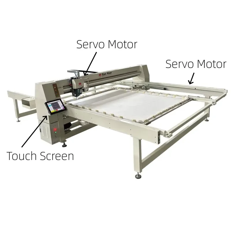 Computer servo motor for embroidery machine sewing machine (with frame)