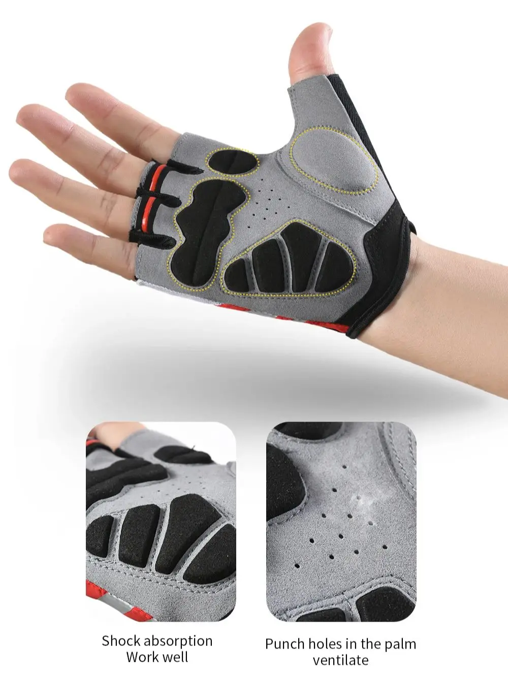 AliExpress Kyncilor Half Finger Bike Gloves MTB Road Spring Summer Breathable Shorts Bicycle Gloves Men Women Gel Padded Cycling Gloves