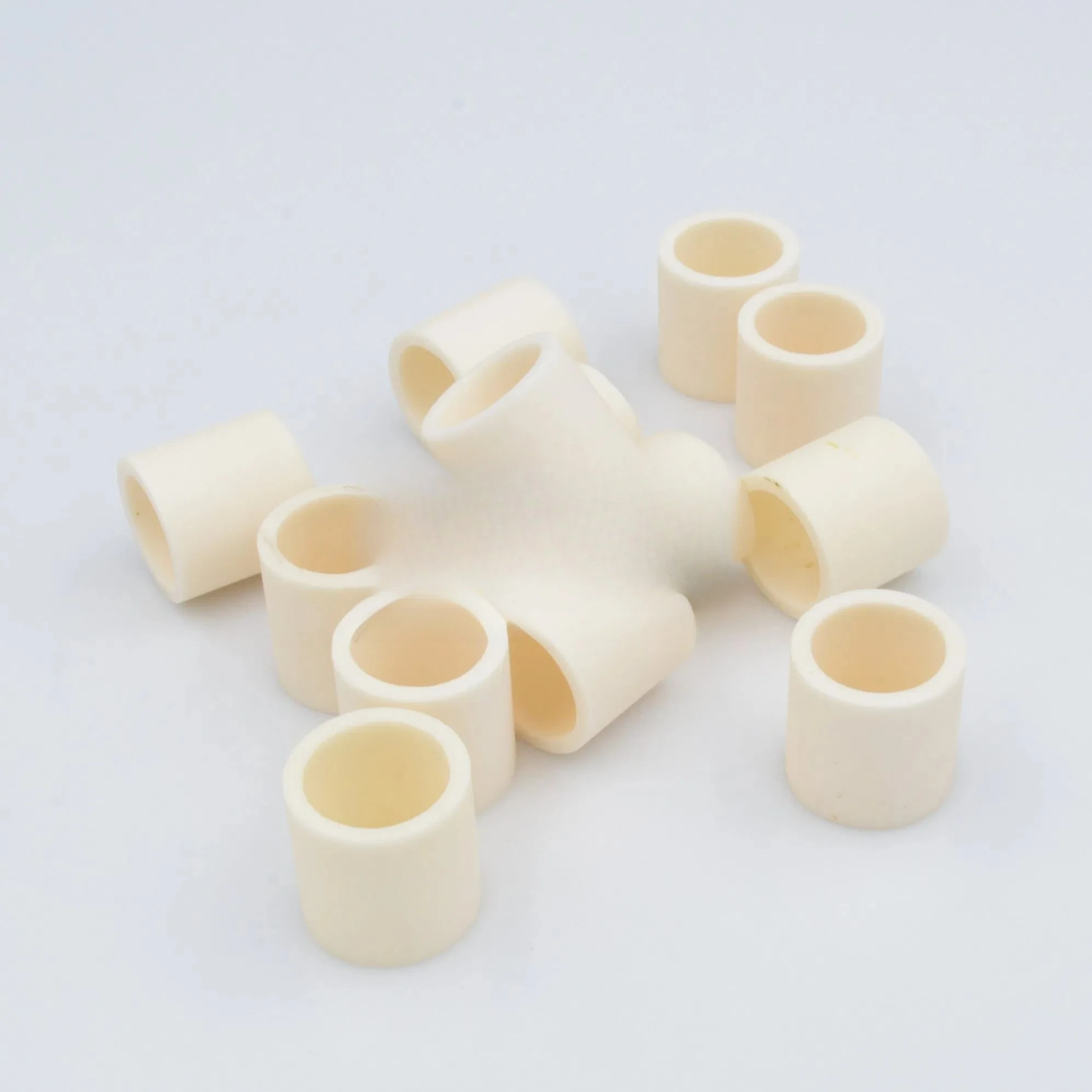 

Ceramic Tube Alumina Small Porcelain Tube Corundum Wear-resistant Insulating Porcelain Bushing Thermocouple Protection Tube