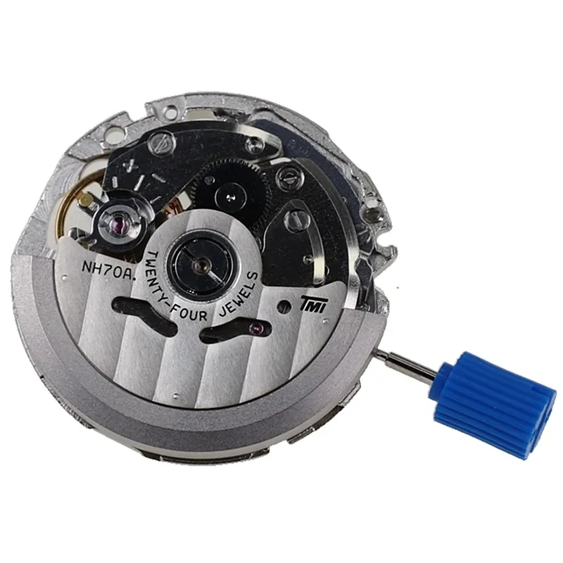 NH70 kerangka gerakan otomatis mekanis, arloji asli Jepang untuk pembuat jam tangan gerakan pengganti bagian pengusir