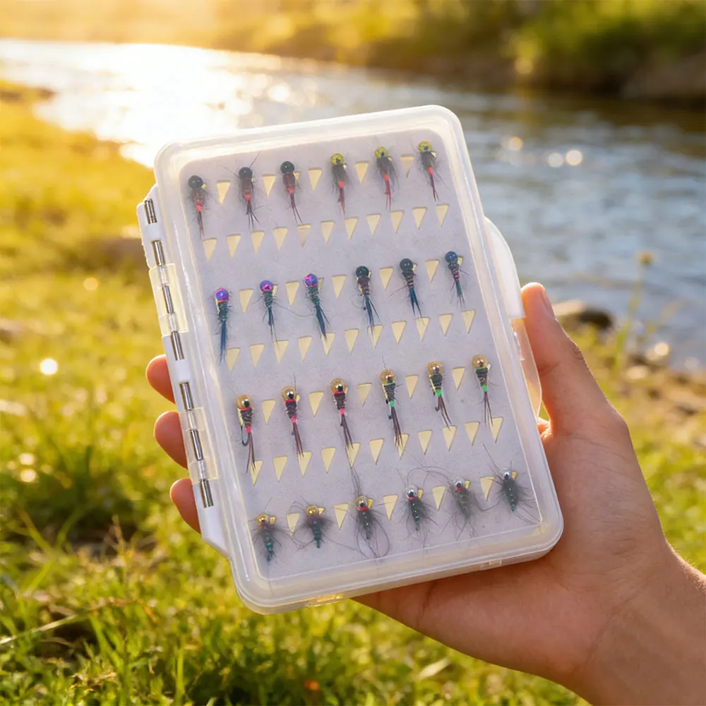 Bimoo Jig Head de Tungsteno – Hundimiento Rápido para Trucha - imagen 3