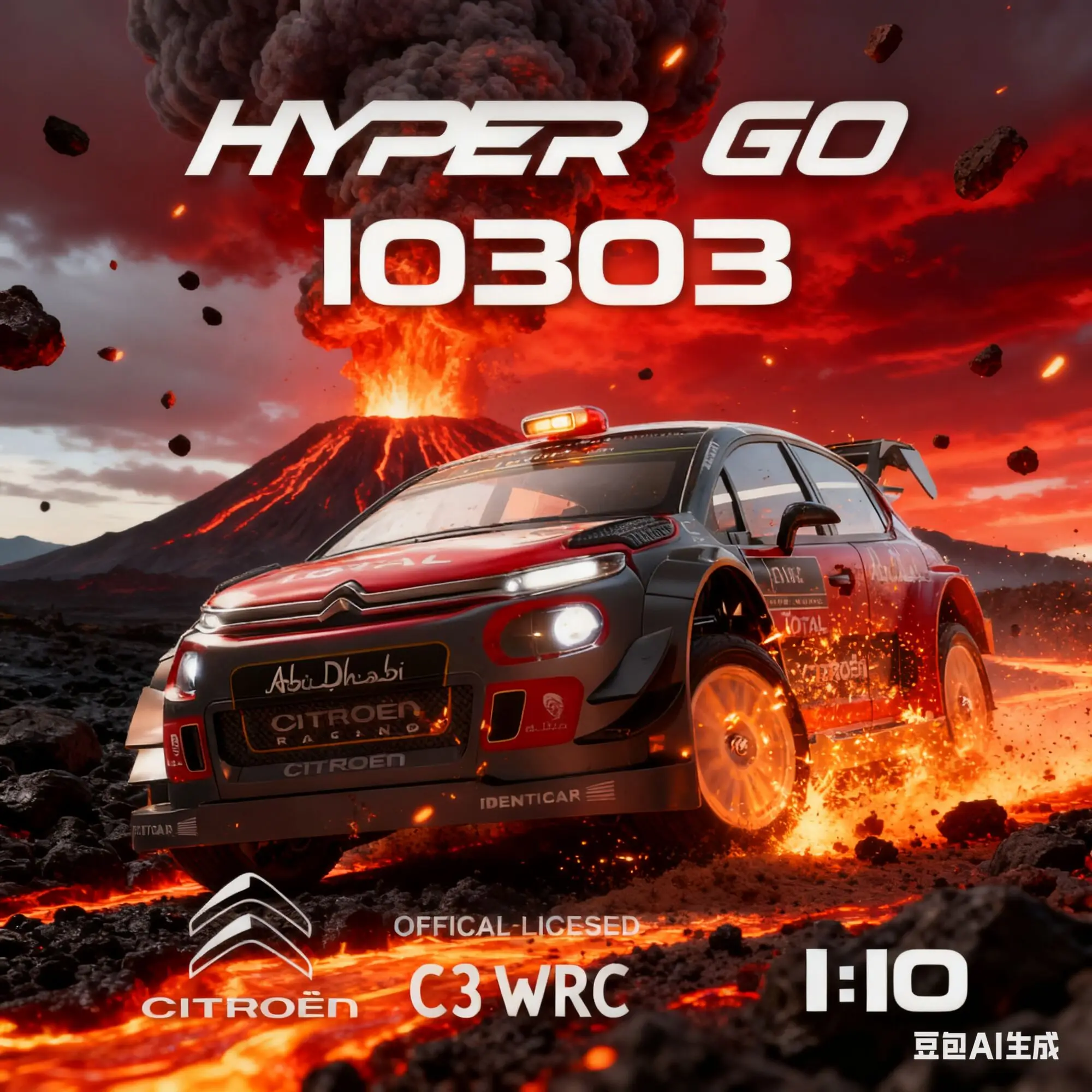 

2025 Новый высокоскоростной дрифтовый радиоуправляемый автомобиль MJX 1:10, профессиональный бесщеточный 10303 Citroen C3 Rally, игрушка с дистанционным управлением и автомобиль для хобби