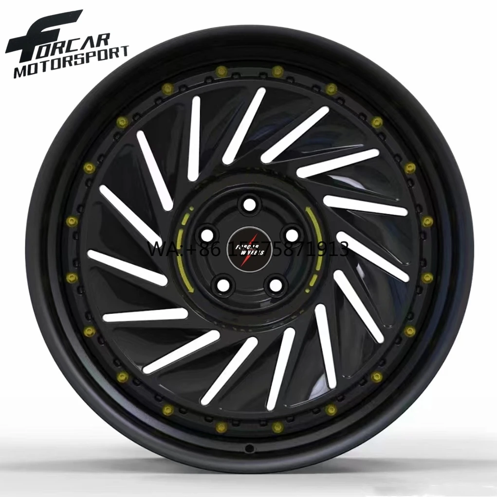 

Forcar 4*4 Off-Road Design Pickup Truck Gloss Black Custom Made in China Best Price T6061 Factory 5*150 6*139.7 Forged Wheels