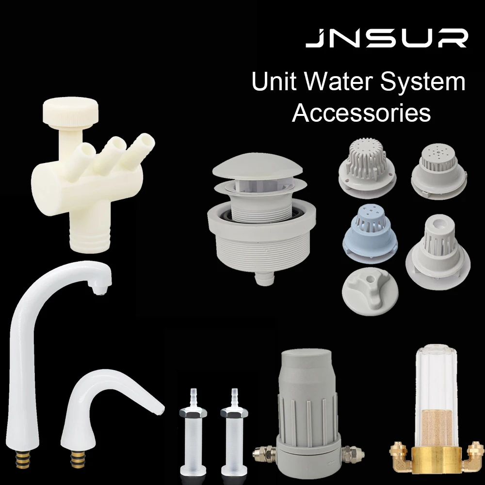 

JNSUR Dental Chair Water System Accessories Spittoon Filter Ceramic Cover Water Supply Pipe Flush Pipe Supply Seat Water Filter