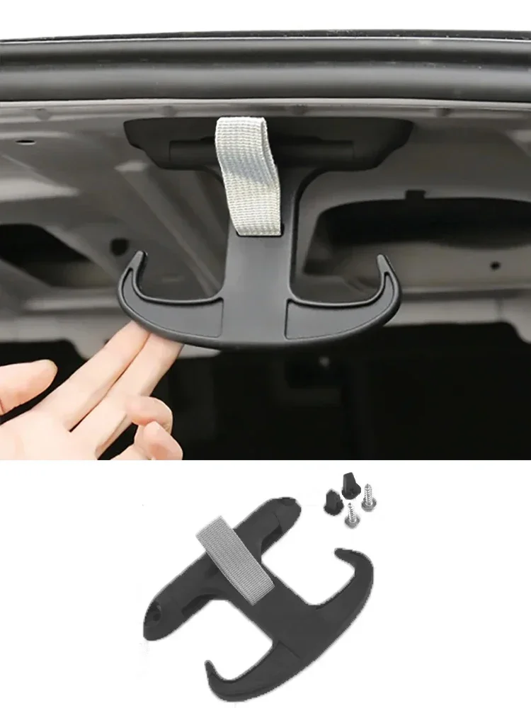 Wysokiej jakości organizer do bagażnika samochodowego Audi A3 A4 A6 A5 A7, haczyk, wieszak, plastikowe akcesoria samochodowe. — 2