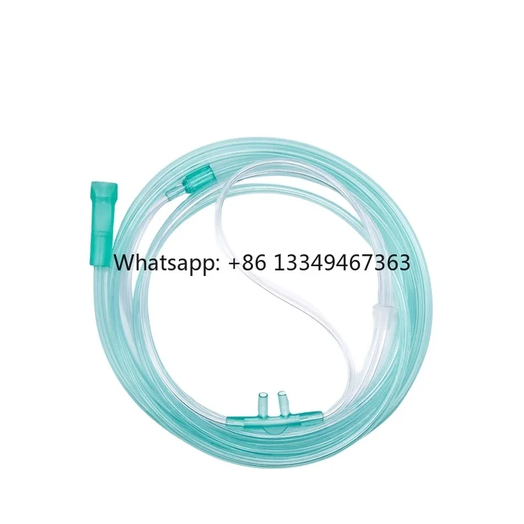 

Цветная кислородная трубка из ПВХ для носа/кислородная носовая канюля, одобренная CE, быстрая доставка