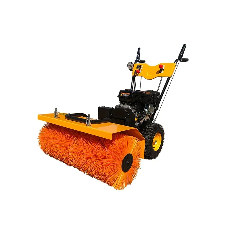 Concrete road dust sweeper fallen leaf collector multi function lawn comber