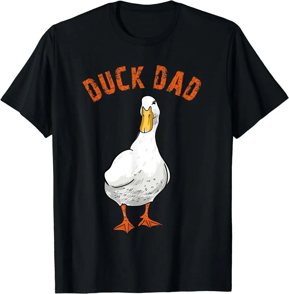 Cute Duck Dad Lover Illustration Duck Owner S T-Shirt Unisex T-shirts Cotton Luxury Brand Vintage Oversized