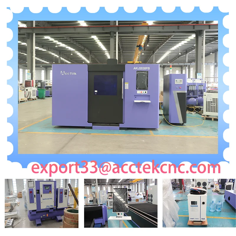 6kw 12kw Big Power Fiber Laser Cutter For Thick Metal Sheet Cutting Laser Equipment With MAX Raycus Laser Source