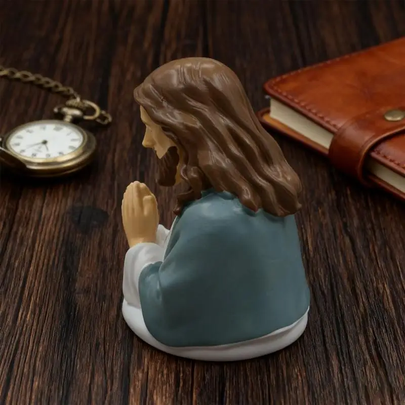 H8WB Jesuses Nightlight Decorative Table Lamp Catholic Home Decors Religious Gift view 4