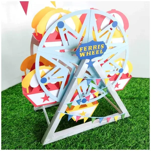 

The 3D Ferris Wheel Cutting Dies 2024 New Scrapbooking Decoration Accessories Paper Making Frame Card Craft