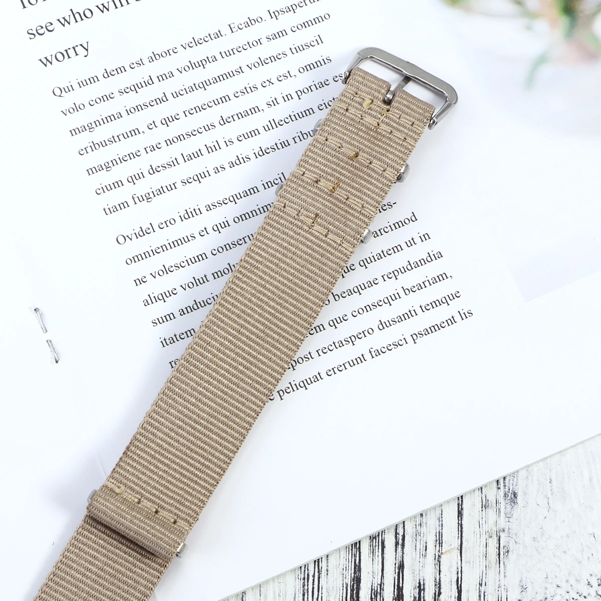 

Nylon Strap Mechanically Braided Watch Bands 18mm to Weave Breathable Woven Comfortable