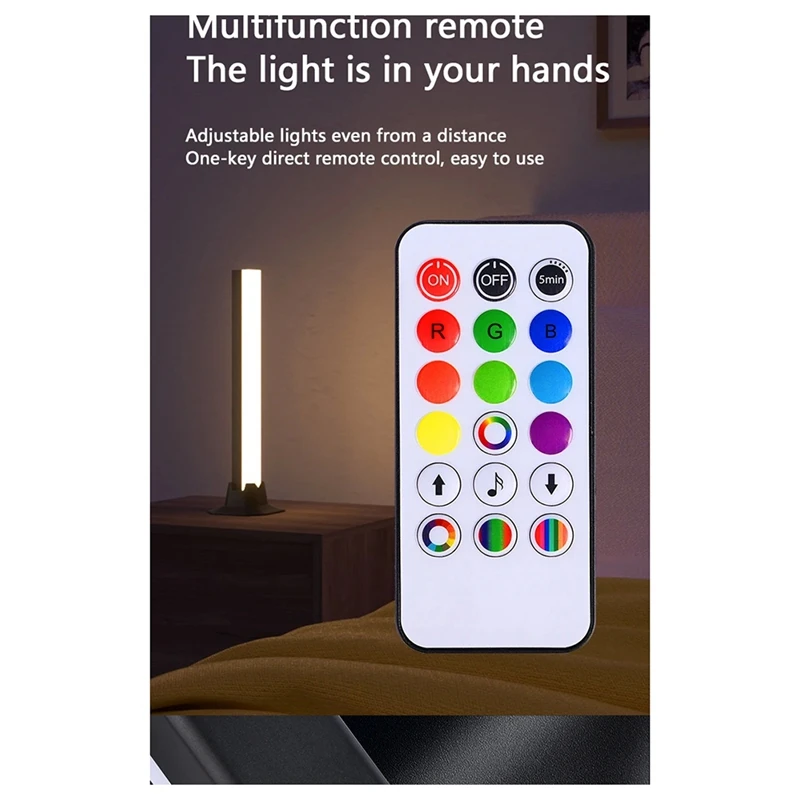 Ambience LED RGB Light Voice Atmosphere Light Set Kit TV Wall Computer Game Pickup Lamp Gaming Game Smart Light Set
