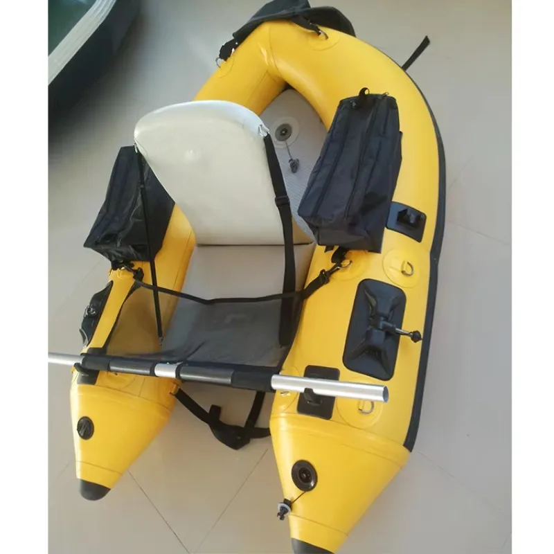 2026 Inflatable Fishing Boat River Rubber Fishing Float Boat Rowing Boats For Fishing