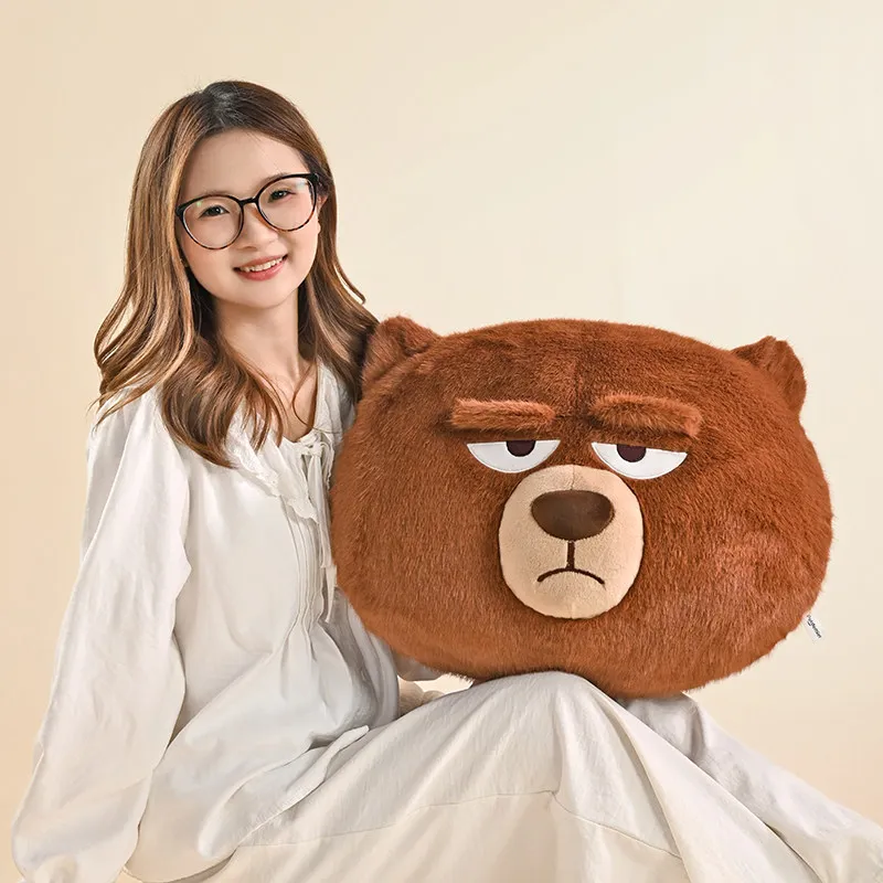 

Disney Beaver Transformation Plan King George Mabel Allen Bear Cartoon Cute Plush Doll Pillow Nap Cushion Room Decoration Gift
