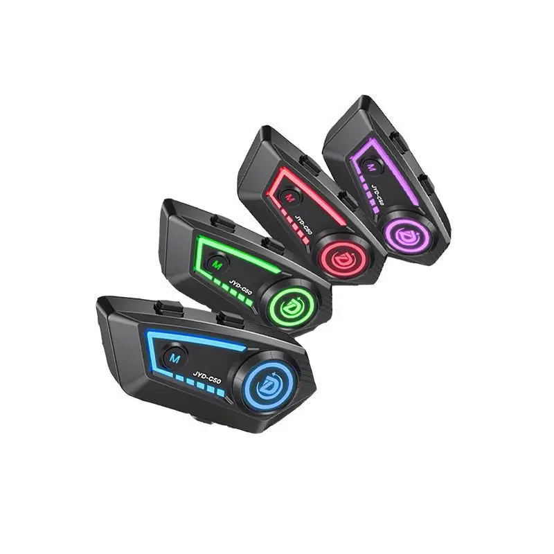 

C50 motorcycle bluetooth headset voice navigation listening to music calls takeaway cycling integrated