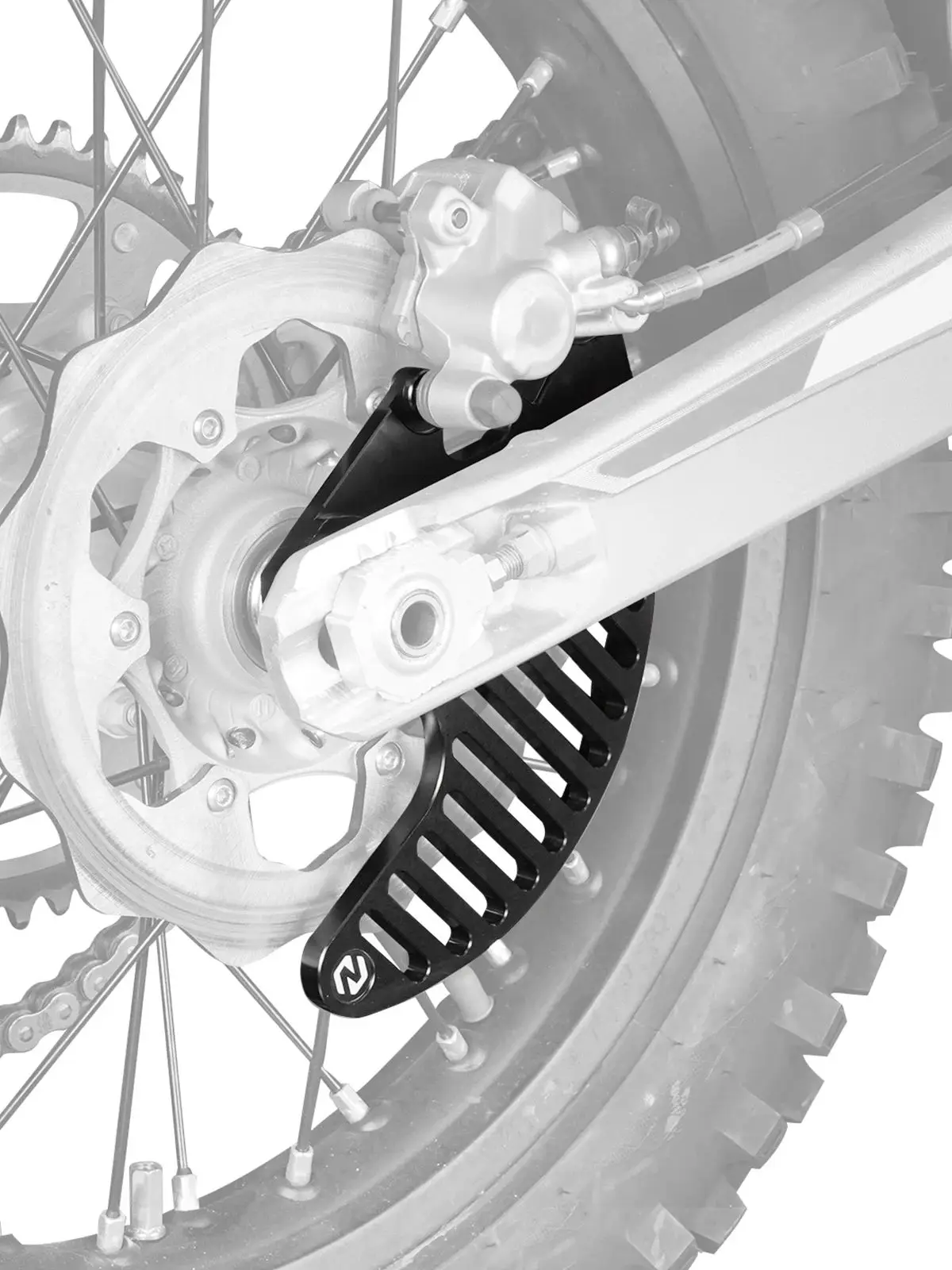 AliExpress NICECNC Rear Brake Disc Guard Cover Protector For Stark Varg EX MX 2024-2025 Electrical Bike Part 6061-T6 Aluminium CNC-machined