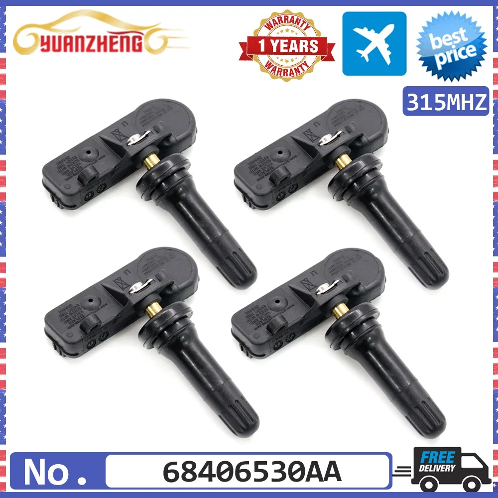 

Новые системы контроля давления в шинах TPMS 68406530AA для Jeep Compass Liberty Wrangler Dodge Dakota Durango Chrysler 315 МГц