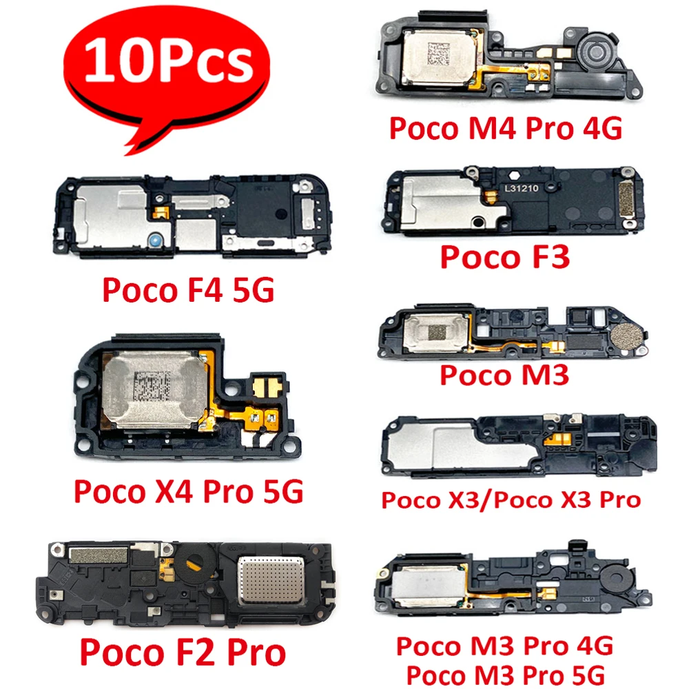 

Динамик для Xiaomi Poco M5 F2 M3 X4 X3 M4 Pro 4G F4 5G X2, 10 шт.