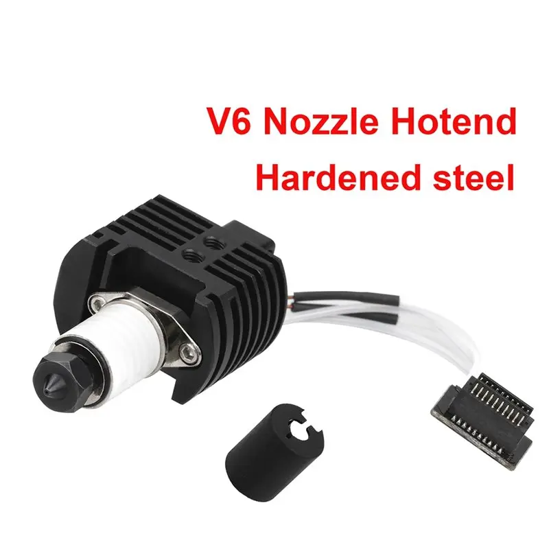 NEW HOT In Stock-End Thermistor Bimetal Throat For Bambu P1P P1S For Bambulab V6 Hardened Steel Nozzle Print Head Upgrades Hoten