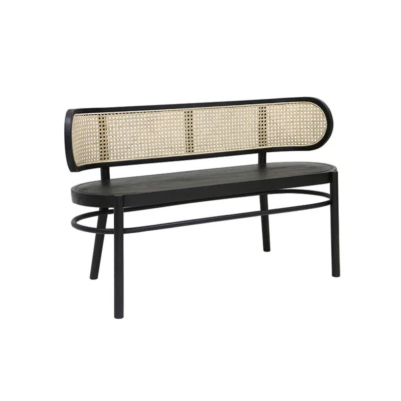 

Vine sofa chair solid wood bench simple B&B balcony living room home retro
