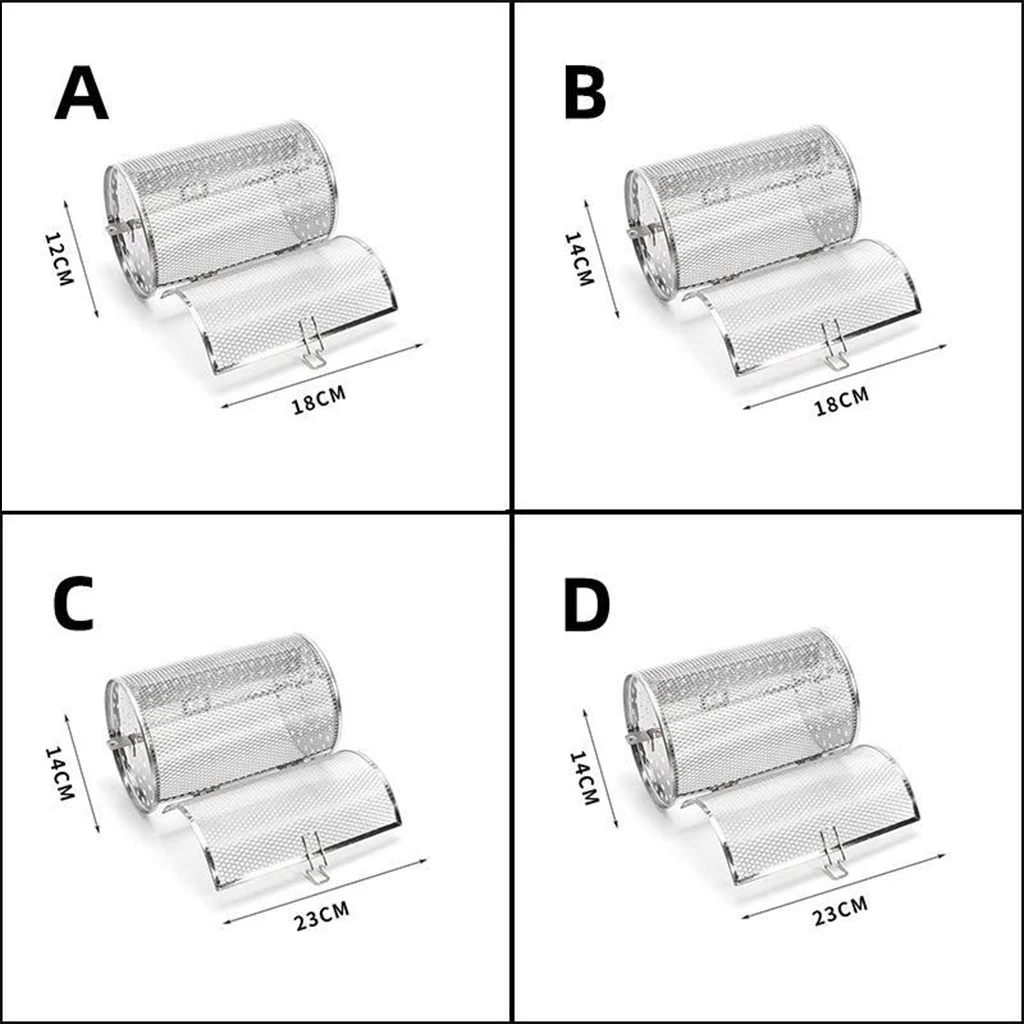 Oven Cage Stainless Steel Roasting for Coffee Beans Bbq Grill Roaster Air Fryer Kitchen