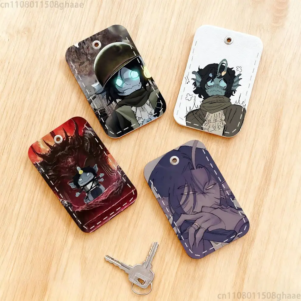 

P-Pressure Sebastian Solace Holder Keychain For Bank Business Work Card Holder Student Card Protective Case Bus Card