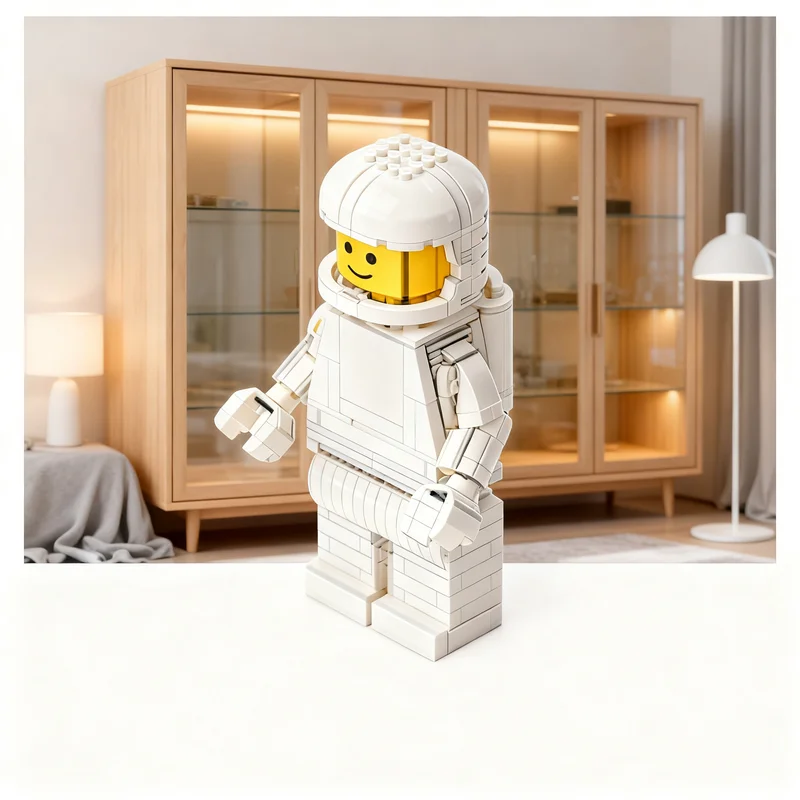 659pcs MOC Upscaled Classic Spaceman Space Classic Space Model Building Blocks Toy Architecture Christmas Gift DIY Assemble