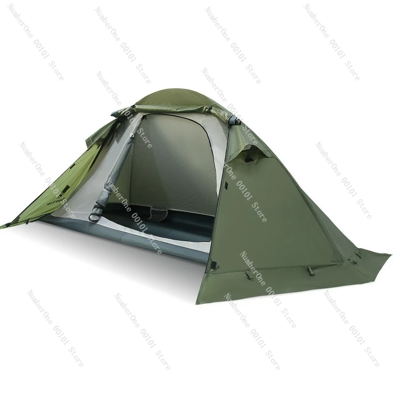 Outdoor camping | Lightweight and portable single small shelter tent | Double waterproof shade tent