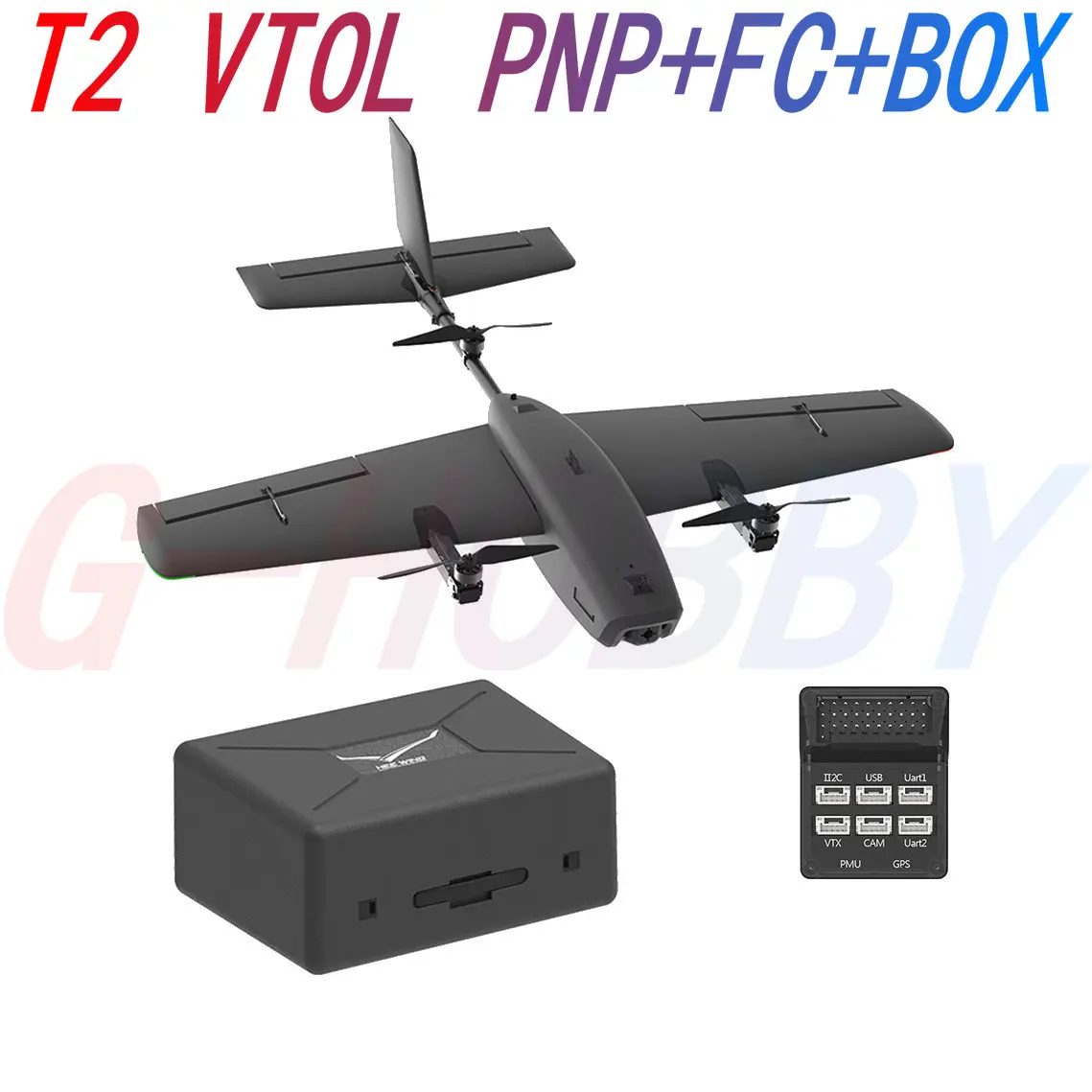 

HEEWING T2 Cruza VTOL PNP Plane 1200MM wingspan RC FPV EPP