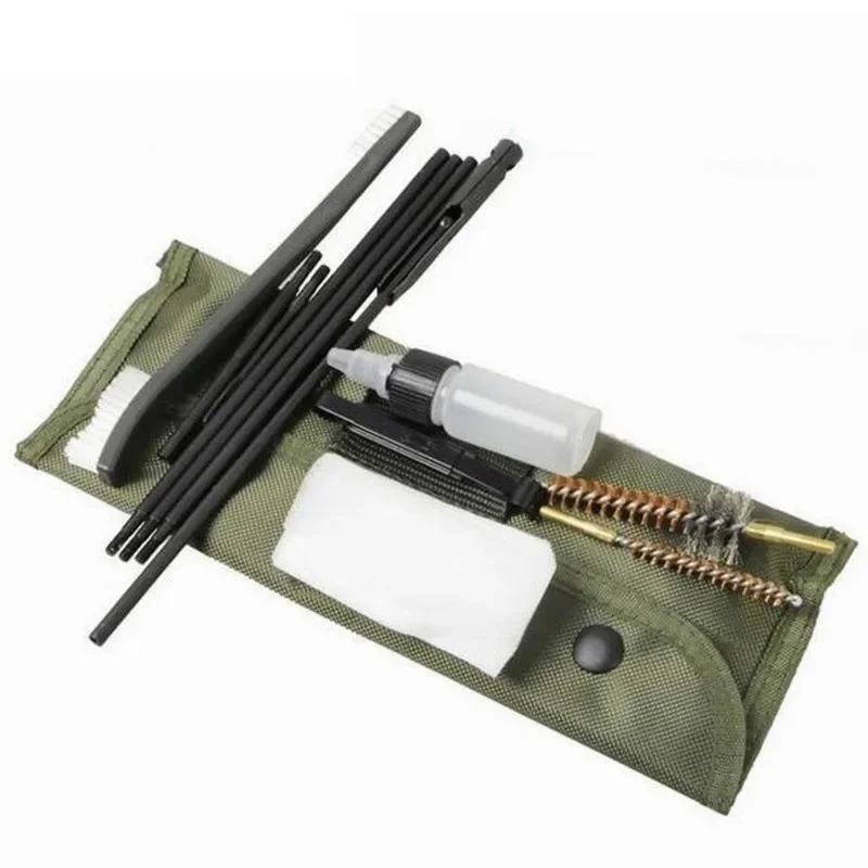 AR15 M16 Gun Cleaning Kit Mat For all Carbine Rifle Ruger 10/22 .22 .223 .308 Boresighter Variants Tactical Rifle Gun Brushes