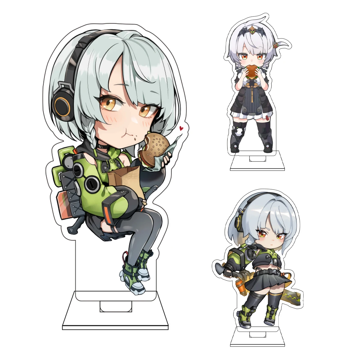 

10CM Anime ‌Zenless Zone Zero Cosplay Cute Acrylic Figure Stand Plate Anby Demara Ornaments Gifts