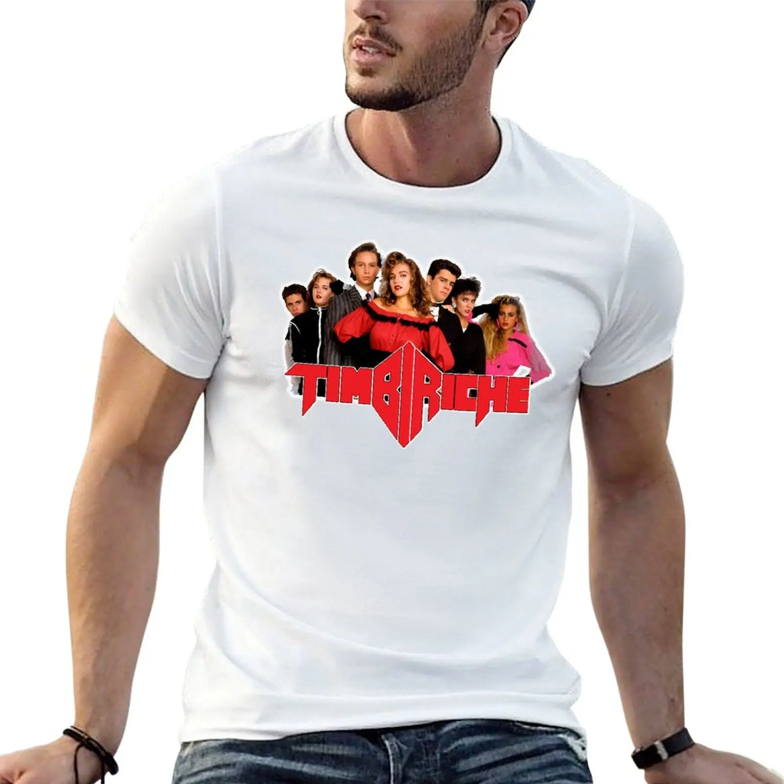 TIMBIRICHE camiseta de algodón 100% personalizada para grupo/concierto