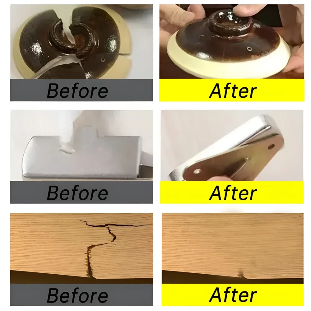 Super extra starker Kleber zum Schweißen von Kunststoff, Holz, Metall, Glas, Keramik, Schmuck, Reparaturkleber, multifunktionaler, öliger Originalkleber