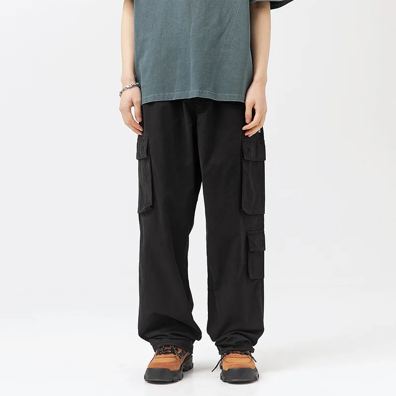 Men Cityboy Streetwear Fashion Loose Casual Cargo Pants Women Japan Vintage Outdoor Sport Techwear Pants Trousers