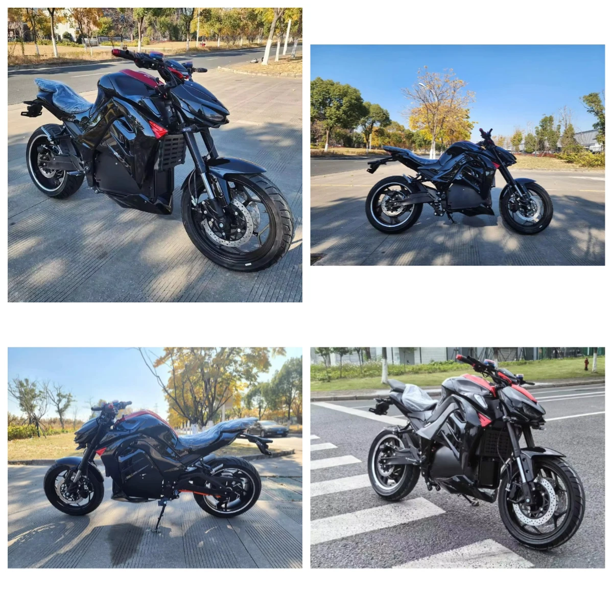

Krono Wild Factory Customized 200km/h High-Performance Electric Motorcycle 12000W Motor Sportbikes With 72v Voltage