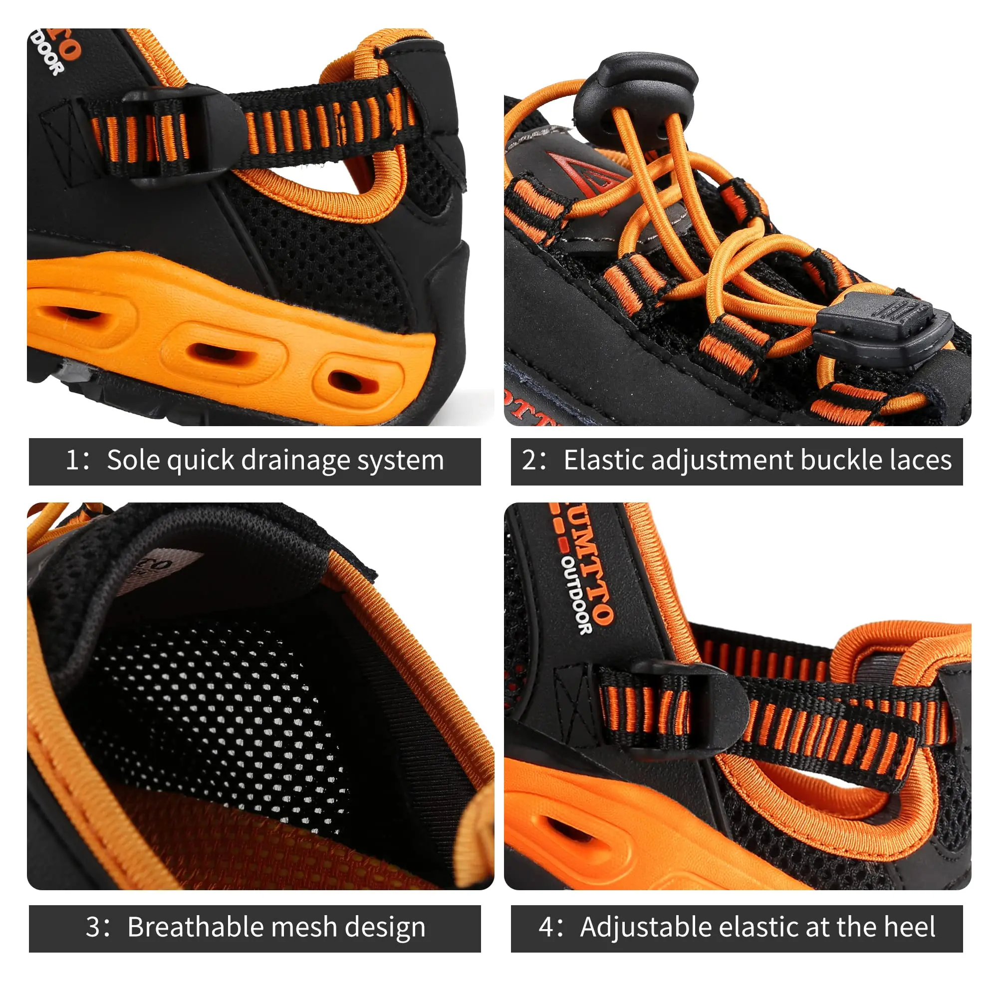 HUMTTO Zomer Waden Wandelschoenen voor Mannen Outdoor Man Sneakers Ademend Sneldrogend Sport Trekking Strand Barefoot Heren Schoenen