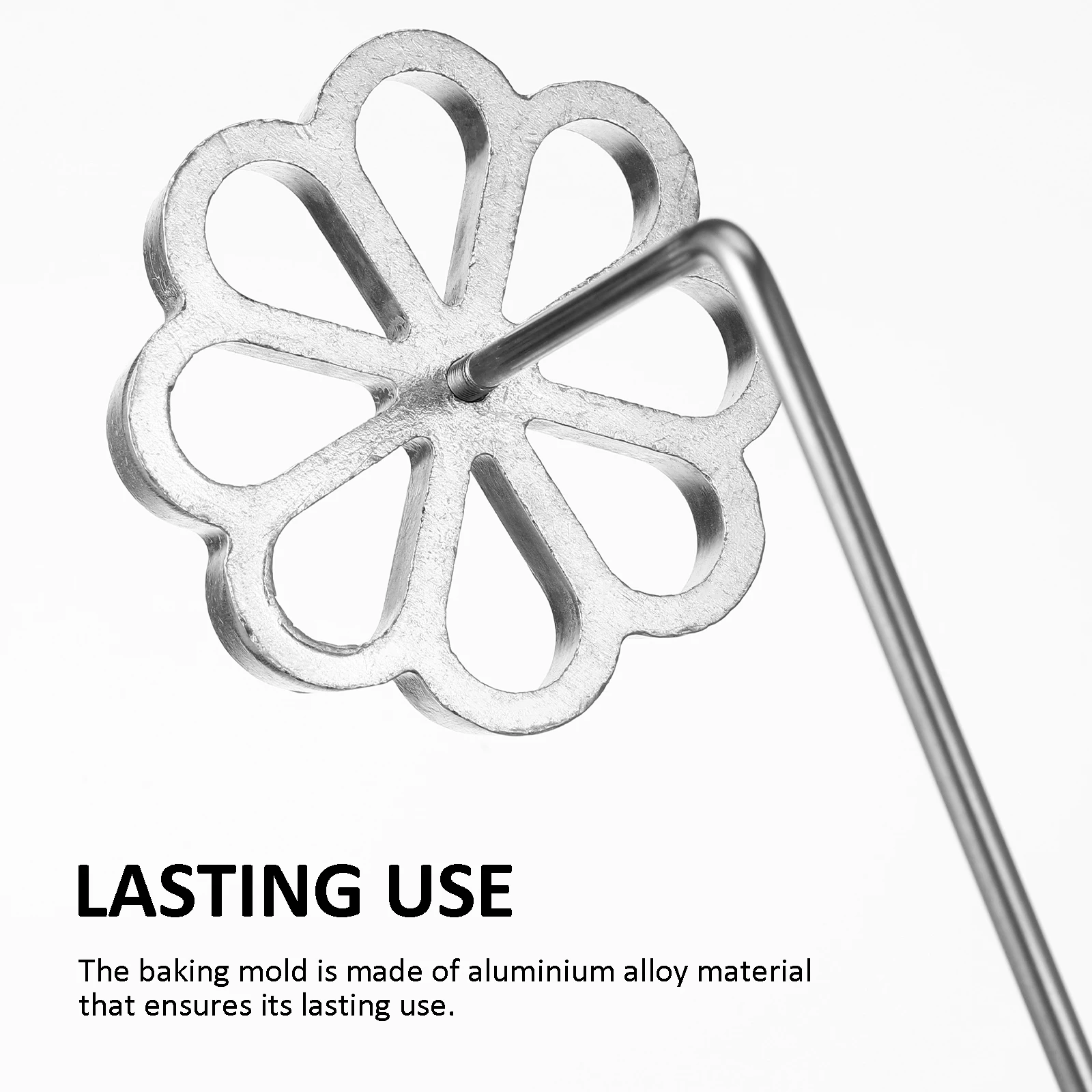 

Bunuelos Mold with Handle Aluminium Alloy Floral Pattern Baking Mold for Rosettes Achappam Cookie Dough Fried Snack Maker Tool