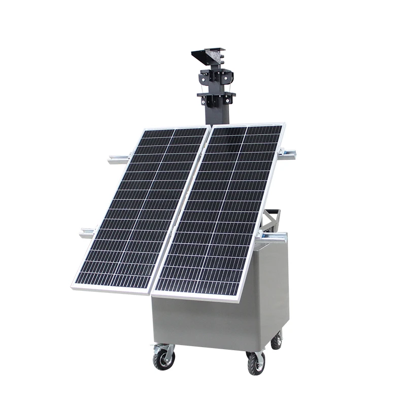 All-in-One MPPT Solar System Industrial Hybrid Standby Solar Generator Single Crystal