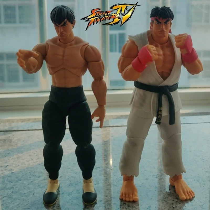 Spot Official Genuine Jada Toys Street Fighter Ryu Fei Long 1/12 6-inch Action Figure Collectible Model Toys Gifts