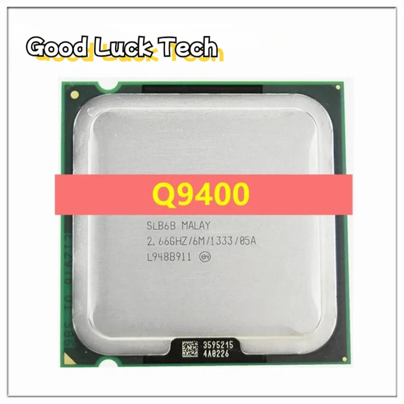 Used Core 2 Quad Q9400 CPU Processor (2.66Ghz/ 6M /1333GHz) Socket 775 Desktop CPU